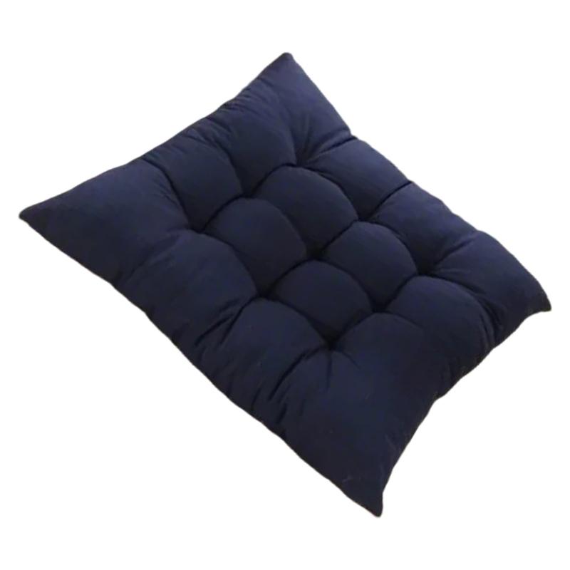 Thickened Dining Chair Seat Pad 46x46cm Slip Proof Chair Cushion for Kitchen Garden Office Multi Color