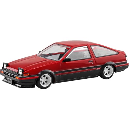 Aoshima Bunka Kyozai 1/32 Scale Rakupla Snap Kit No. 11CU-RB Toyota Sprinter Trueno Custom High Flash Two-Tone Pre-Colored Plastic Model Kit (Automobi