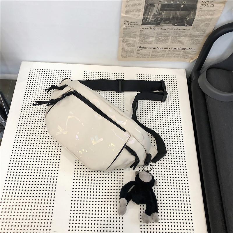 

Versatile messenger bag men s trendy brand casual breast bag women s Korean version new small backpack large capacity multi-functional women s fann single pack