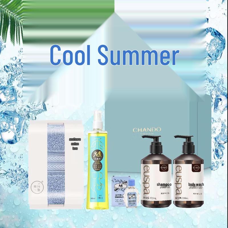 

CHANDO euspA Summer Cooling Peppermint Shampoo & Personal Care Set