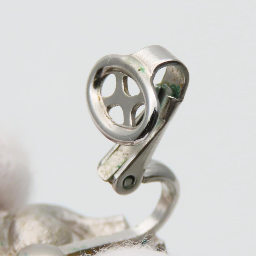 Gebraucht Ohrring TRIFARI Metall 10,8g Silber Trifari