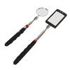 2pcs 360 Swivel Inspection Mirror Square Mirror LED Lighted Mirror  Small Parts Observation