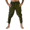 Herren Neue Sommer Freizeit Lange Hose mit Knöchelbändern - Mittelalterlicher Piratenstil