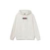 Li Ning Sports Fashion Collection Embroidery Logo Fleece Lined Thermal Pullover Long Sleeved Sweatshirt Unisex Ivory AWDRD42-1