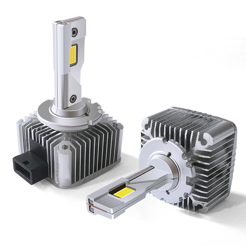 

2 шт. светодиодных фар D2S D3S, модифицированные оригинальные ксеноновые фары HID 100 Вт 30000 лм D1S D4S D5S D8S D1R D2R D3R D4R LED Plug & Play 6500 К 12 В D4S D4R