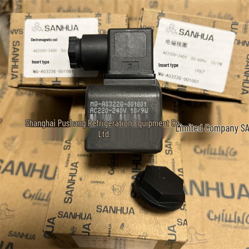 Sanhua AC220-240V Solenoid Valve Coil MQ-A0322G-000001 MDF-60003