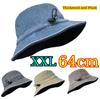 XXL 63-64cm Große Größe Herren Fischerhut Kappen Große Größe Verdickt und Plüsch Fischerhut Winter Herbst Warme Kappe XL 59-62cm Damen