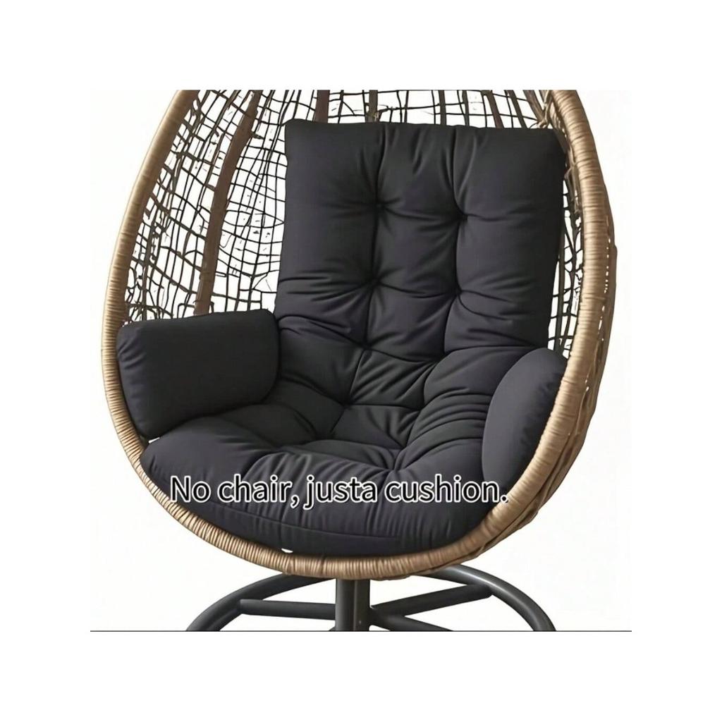 Thickened Waterproof Outdoor Hanging Basket Cushion, Suitable for Chairs, Hanging Baskets, and Lounge Chairs