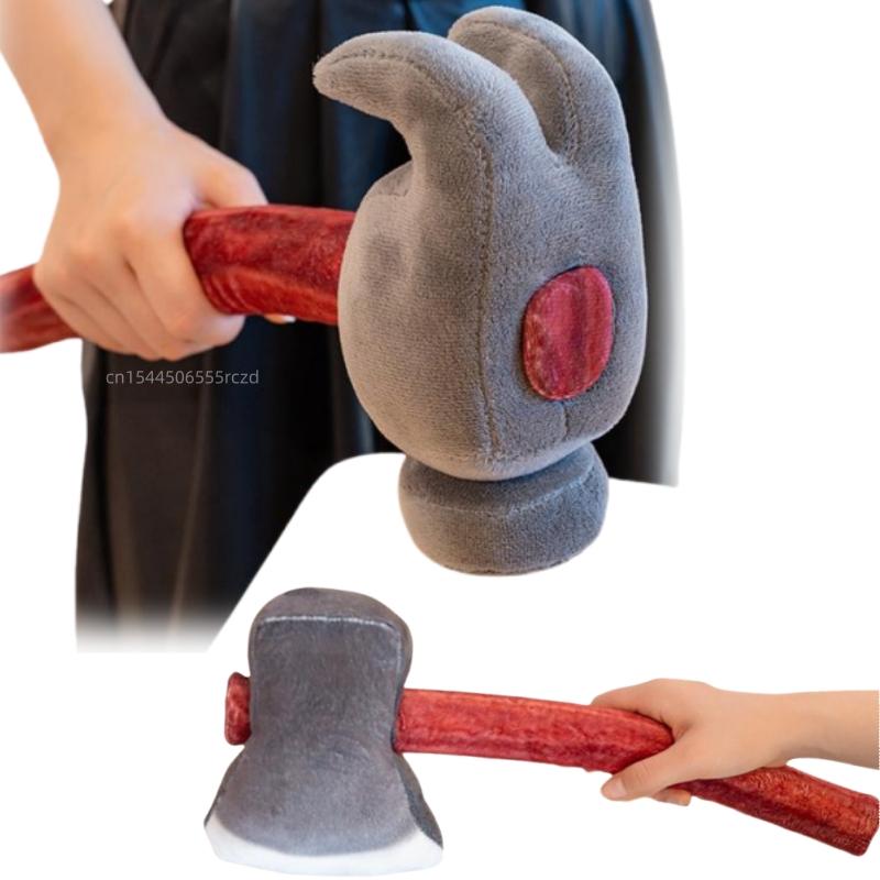 40cm Simulation High Quality Tool Plush Doll Lifelike Axe Claw Hammer Plush Toy Home Decoration Gift For Boys And Girls