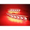 2PCS Reflector For Mitsubishi xpander 2017 2018  Tail Rear Bumper Light Lamp LED Rear Bumper Brake Light Lamp