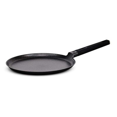Crêpes-Pfanne 28 cm, Aluminiumguss, antihaftbeschichtet, TFI-Messing,