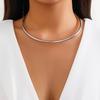 Simple Open Circle Choker Necklace for Women Trendy Gold Color and Silver Color Ladies Collar Accessories 2026 Fashion Jewelry