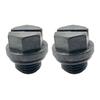 Set mit 2 Poolpumpen-Ablaufrohrkappen ABS-Ablassstopfen-Set Poolpumpenrohrstopfen mit Dichtungsringen Ersatzteile für Schwimmbad