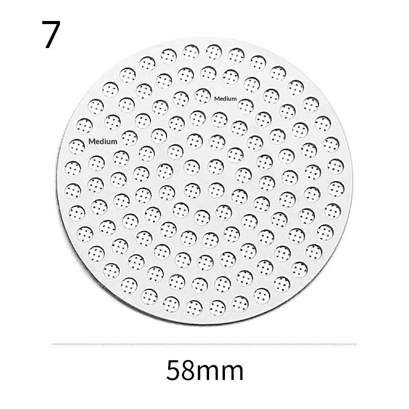 51/53/58Mm Reusable Coffee Puck Screen 316 Stainless Steel Double Layer Coffee Filter Fine Mesh Professional Espresso Accessory