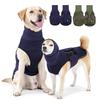 Reflective Dog Calming Hoodie Noise-proof Dog Vest Jacket New Pet Earmuff  Small Large Dog