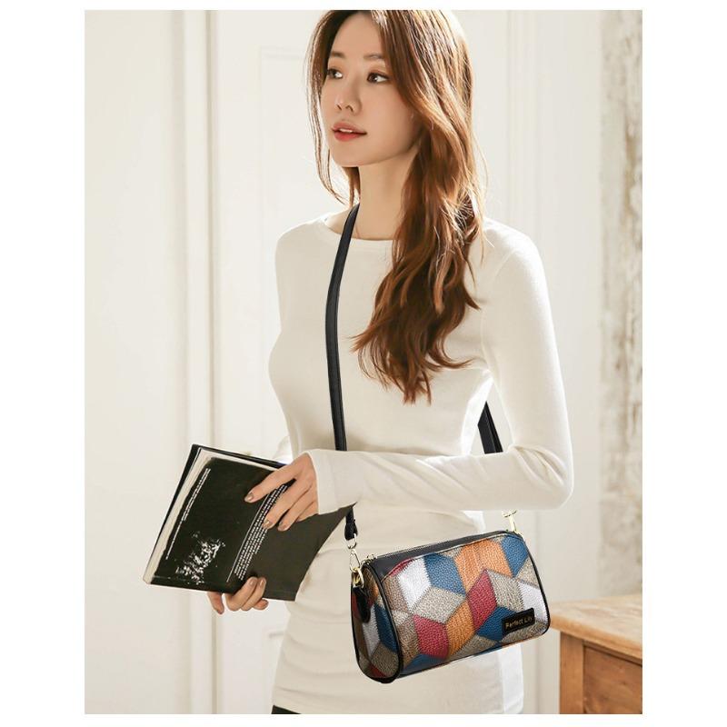 Multi Layered Commuting Shoulder Crossbody Bag