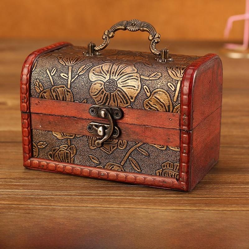 Wooden Chinese Style Storage Box For Accessories And Home Decorations Gifts