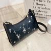 Flower Embroidery Small Handbag Women Underarm Bag Shoulder Bags Mini Messenger Bags Korean Handbag