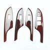 Voor Toyota Corolla 2007-2013 Houtkleur Deurraam Glas Hefbediening Schakelaar Paneel Cover Trim Interieur Accessoires