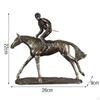 Western Cowboy Statue Single Horse Riding Figurine Desktop Collection Artwork Horseback