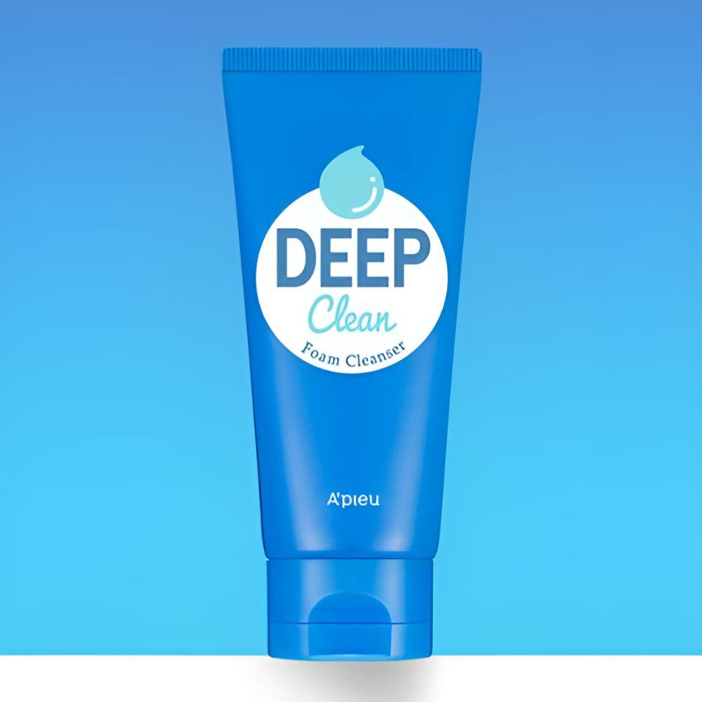 A’PIEU Deep Clean Foam Cleanser Deep Pore Facial Cleansing Foam 130ml x3