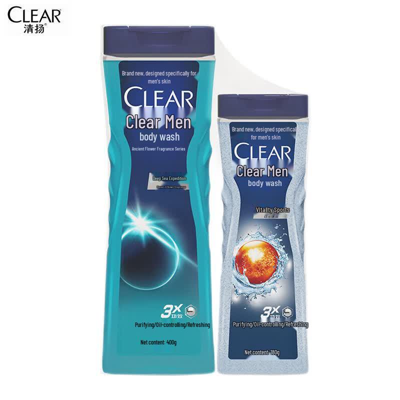 Набор гелей для душа Clear Men s Deep Sea Exploration & Vitality Sport