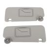 1 Pair Sun Visor Left Right Sun Visor with Mirror Replacement for Sonic Aveo 2012 To 2020 Grey