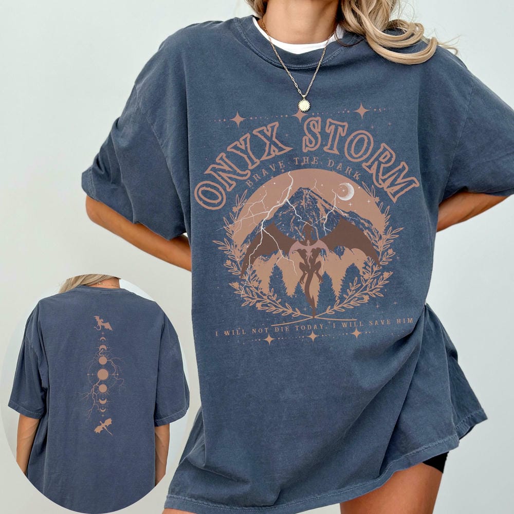 Fourth Wing Merch T-Shirt Damen Retro Onyx Storm Shirt Xaden Riorson Buchliebhaber Tee Kleidung RoUnisextasy Y2K Oberteil Täglich Trendige Streetwear
