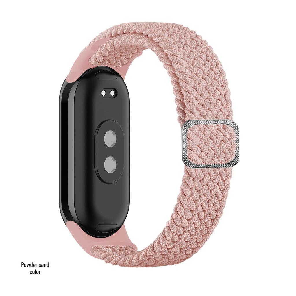 Regulowany pleciony pasek do Xiaomi Band 8/9 - Kompatybilna wymienna opaska na nadgarstek do Mi Watch 3/4/5/6/7/8