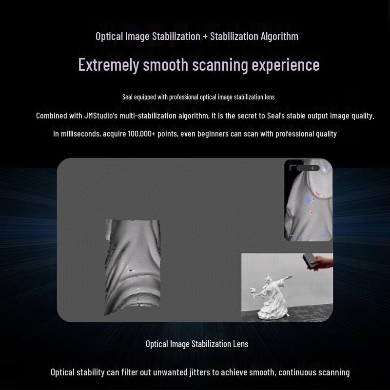 Jimu Yida Seal Lite High-Precision Handheld 3D Scanner