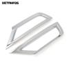 For Volkswagen VW T-ROC TROC 2017 2018  Chrome Front Fog Lamp Light Cover Trim Foglight Decoration Accessories Car Styling