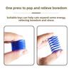 Colorful Plastic Spring Cat Toys, Plastic Colorful Spring Jumping Cat Toys, Cat Pet Supplies