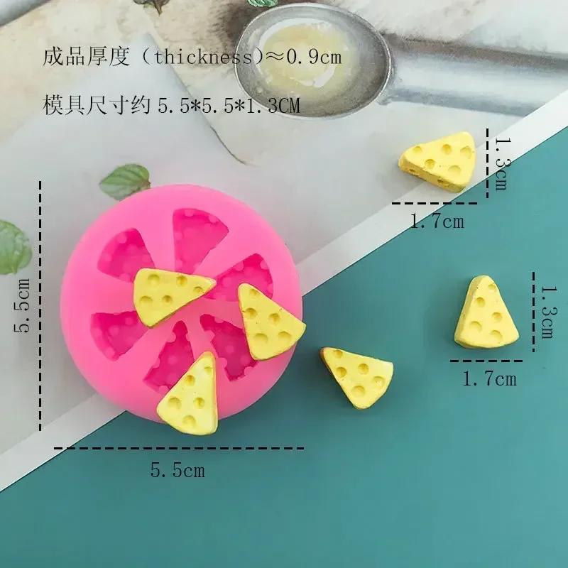 Kinds Food Shape Molds Waffles Cookie Cheese Chocolate Chip Donuts Cake Decorating Tools Soft Silicone Creative Fondant Mould