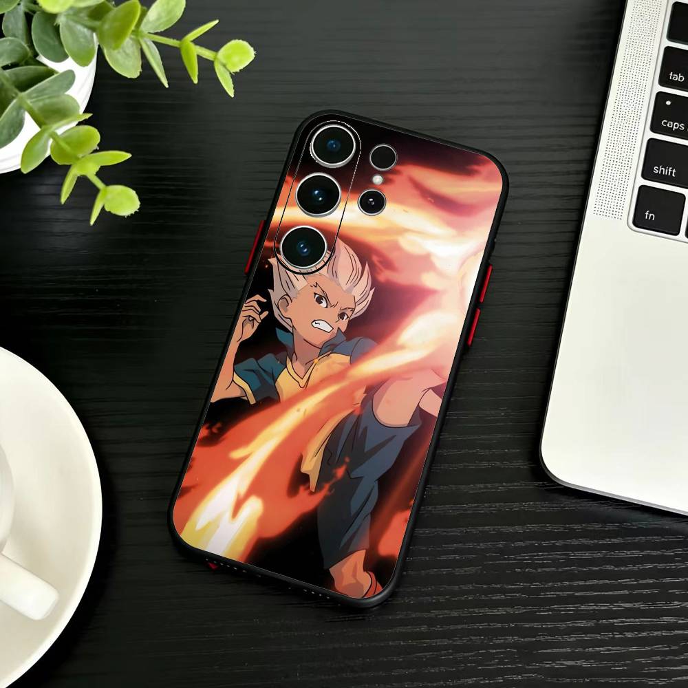 

Cool Football InazumaS Eleven 11 Phone Case For Samsung S26,S25,S24,S23,S22,S30,S21,Ultra,Plus,FE 5G Black Soft Cover Samsung S24fe
