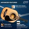 Luzz T700 Carbon Fiber Pickleball Paddles Sandblasted Surface USAP Approved Pickle Ball Rackets for All Skill Level