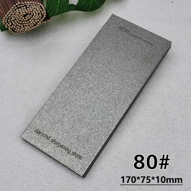 Diamond Sharpening Stone Knife Sharpener Hard Base Non-slip Grit 80-3000# Diamond Tools Fine Grinding Whetstone 230*80mm