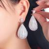 Designer High Sense Übergewichtiges Komplettset Voll Zirkon Kleideraccessoires Luxus Ohrringe Persönlichkeit Voll Diamant Ohrringe