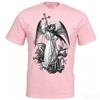 Summer Saint Michael The Archangel Destroy Devil Catolic Unisexs TShirt Loose Black High Quality Cotton Round Neck Short Sleeve