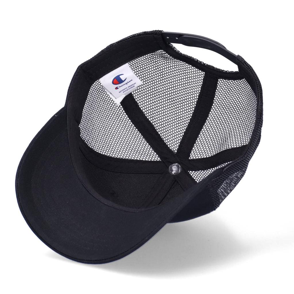 Champion Twill Logo Mesh Cap for Kids Cm (Black) 55.0