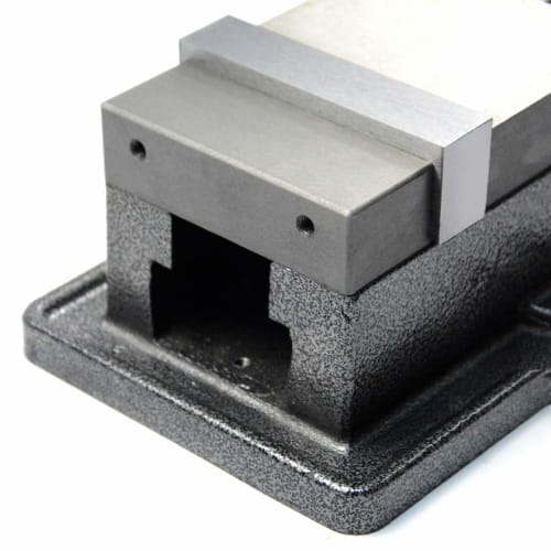 Uyoyous 4-inch Table Vise, Fixed Tabletop Vise, Drill Press Vise, Small Bench Vise, F-Type, Maximum Opening 100mm, Easy Installation by Simply Placing