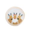 Anti-scalding Coaster Heat Insulation Pot Pad Christmas Woven Cotton Placemat  Table Decoration