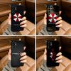 U-Umbrella -Corporation Black Soft Silicone Phone Case for Samsung Ultra S25, S24, S21, S22, S23, S30, Plus, FE, Lite