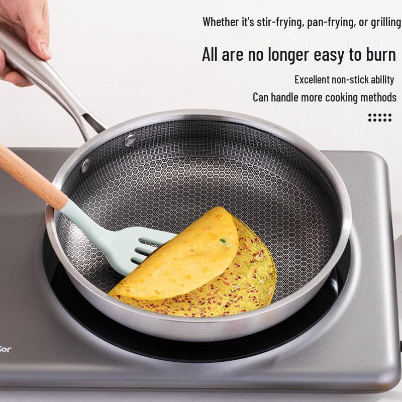 Lechu Heli Stainless Steel Non-stick Frying Pan