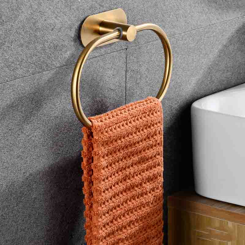 1PC Wall Mounted Toilet Towel Holder Stainless Steel Cloth Rack Kitchen Roll Towel Holder Bathroom Towel Hanger Hanging Organizer