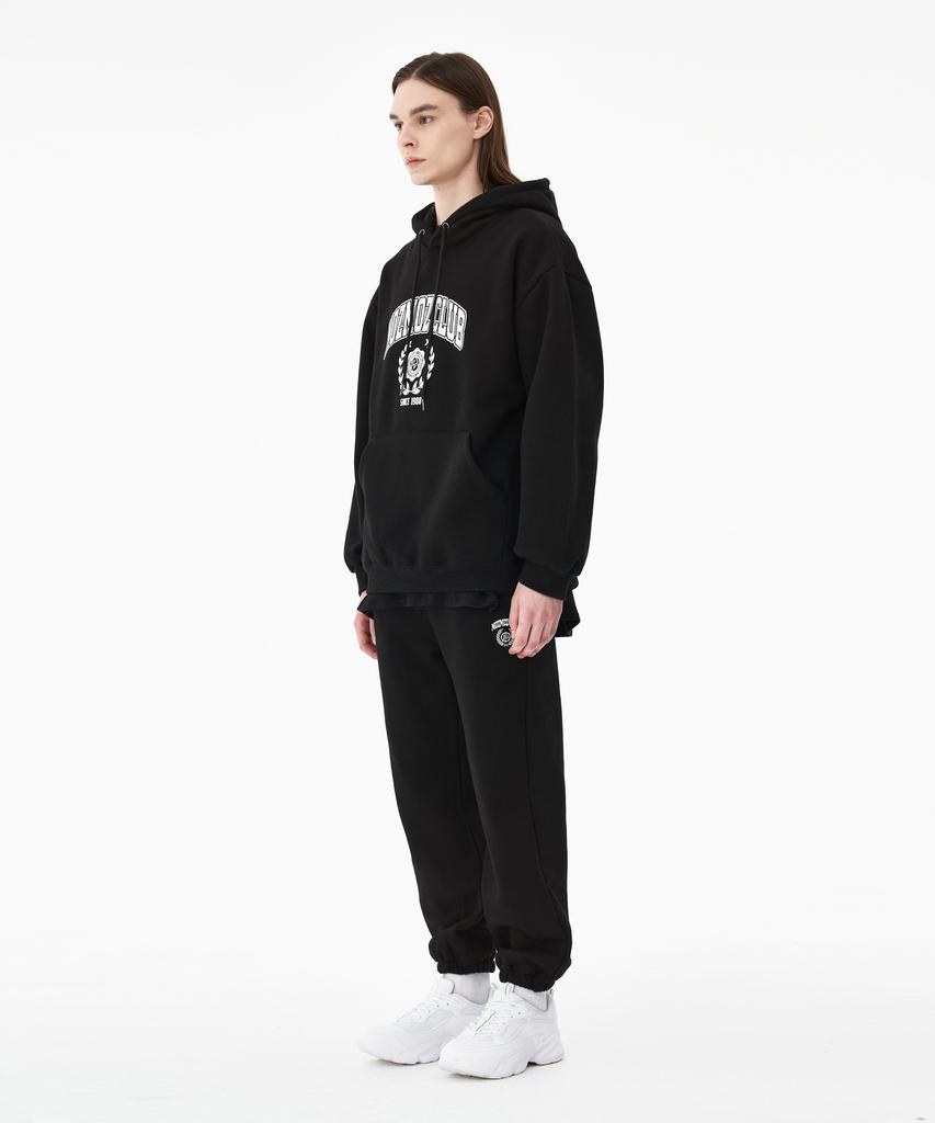 MOZMOZ Laurel Fleece-Lined Jogger Sweatpants Black