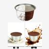 Dual-Use Stainless Steel Coffee Capsule for Nespresso DOLCEGUSTO: Compatible with Coffee and Milk Foam
