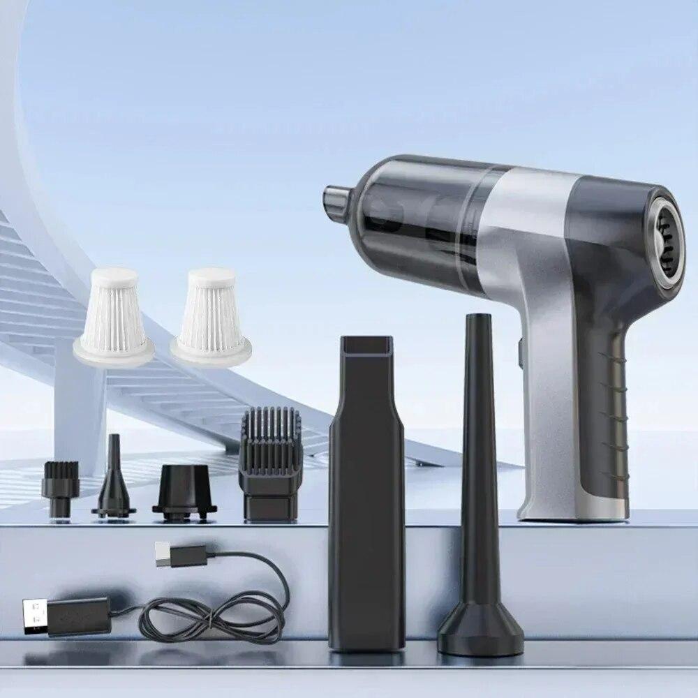Wireless Car Vacuum Cleaner Strong Suction Handheld Portable Auto Vacuum Home&Car Dual Use Mini Vacuum Cleaner Home Appliance