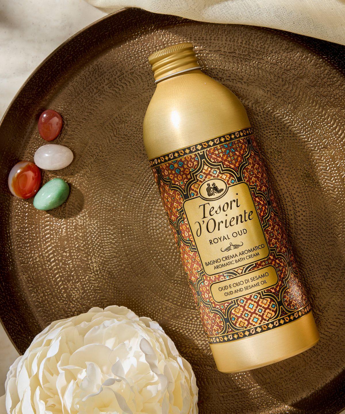 Royal Oud Bath Cream Body Wash 500ml [Free Pump Included]