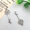 3-Color DIY Alloy Retro Key Jewelry Pendants