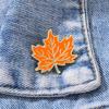 Maple Leaves Enamel Pin Fashion Decorative Badge Ornaments Lapel Bag Badges Gifts